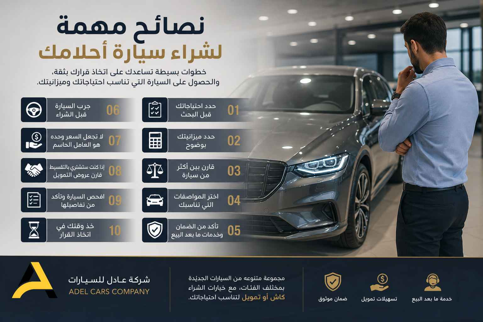 نصائح مهمة لشراء سيارة أحلامك