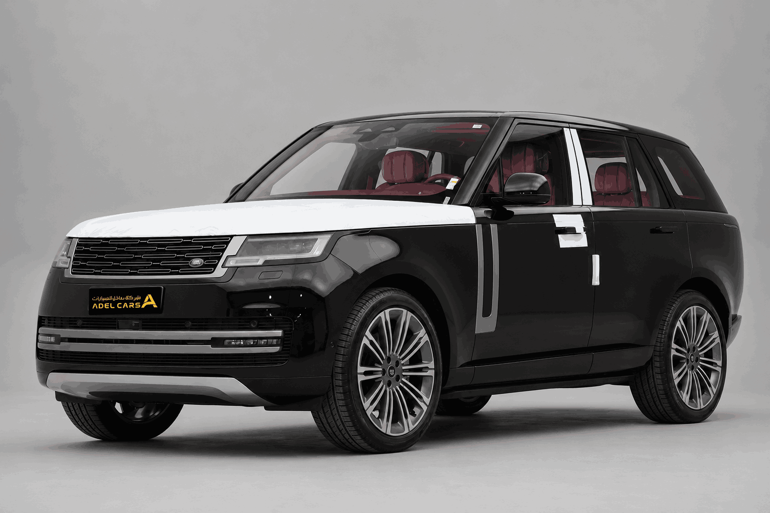 2026 Range Rover HSE V6 – Black/Burgundy -